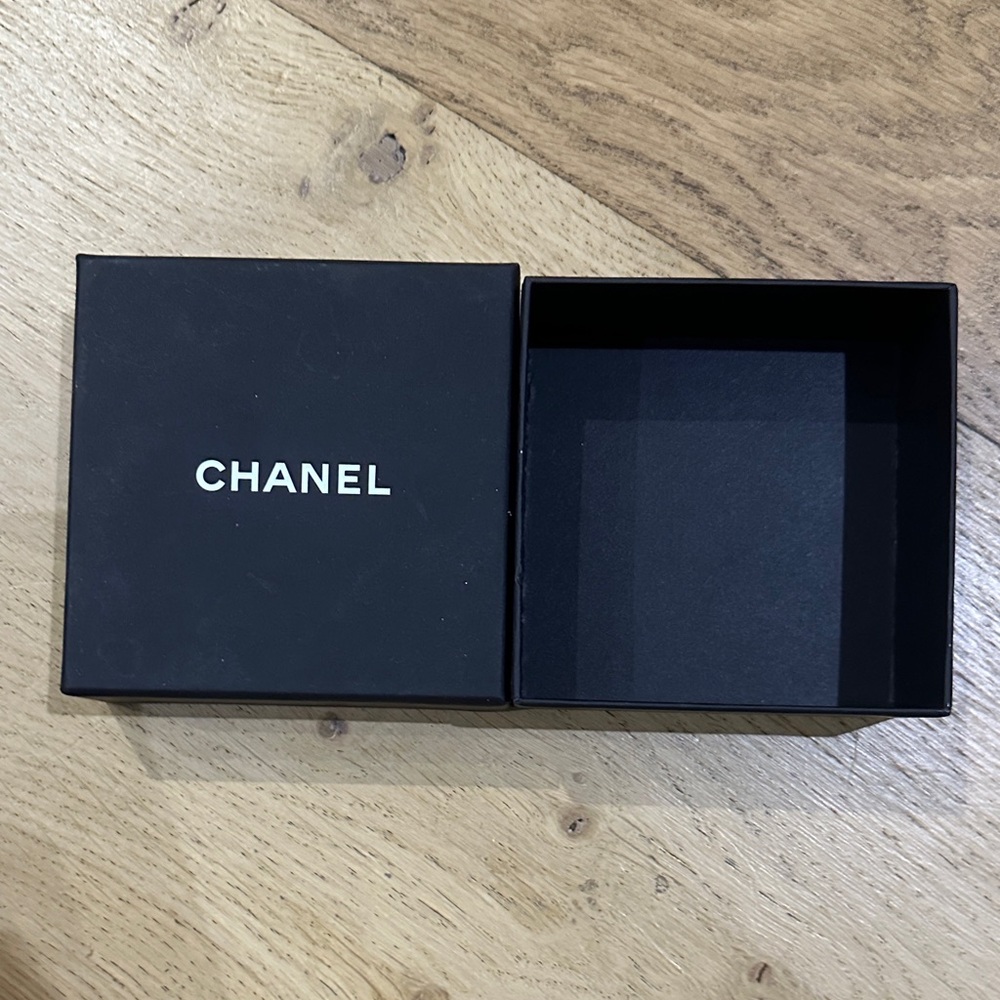Authentic Chanel Black Accessory Box